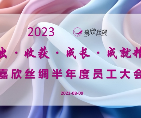 w66集团丝绸召开2023半年度员工大会